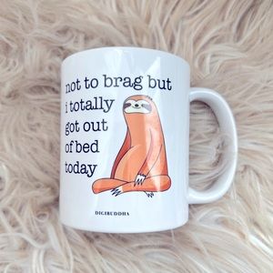 Novelty sloth mug
